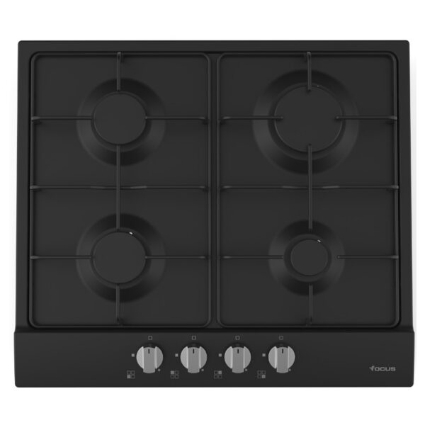 Plaque 4 FEUX Noir  - F401B