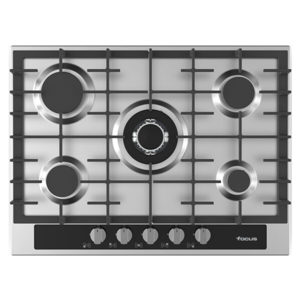 PLAQUE INOX 5 FEUX FOCUS - F403X