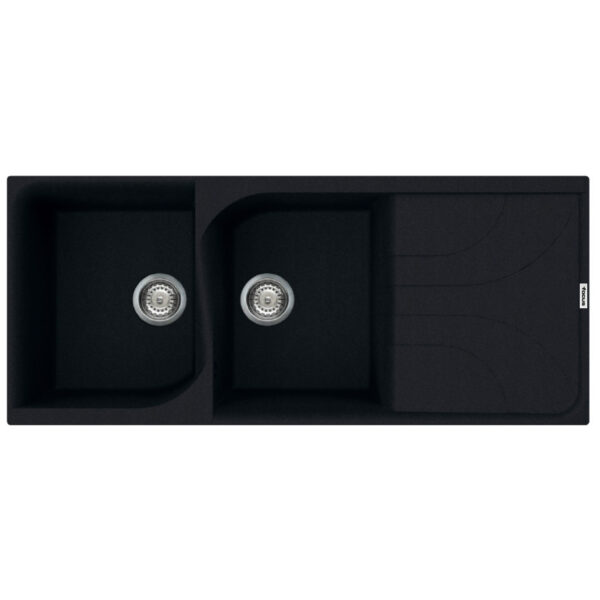 Evier 2 Bacs Noirs -F116B